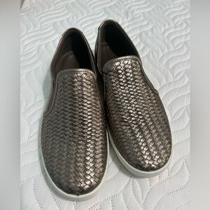 Gold Ecco Slip On Shoes